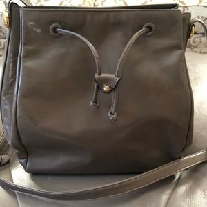 Saks Fifth Ave leather handbag, unique color